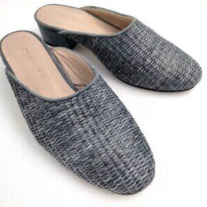 Paloma Wool Woven Blue Raffia Pia Mule Sz 41